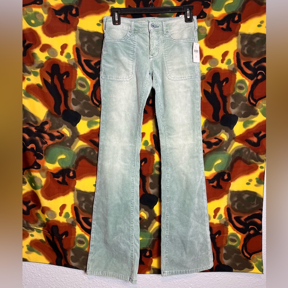 NWT Anthropologie The Icon Low-Rise Corduroy by Pilcro Womens Size 23